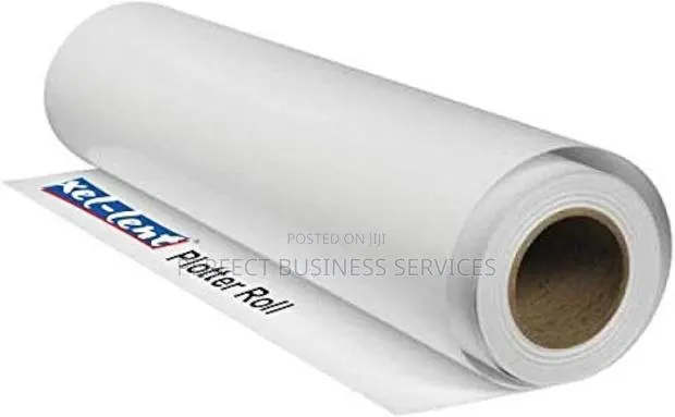 Xel-Lent Plotter Paper – 80 GSM, 106.6 Cm × 50 Yards, 1 Roll · Photo 1