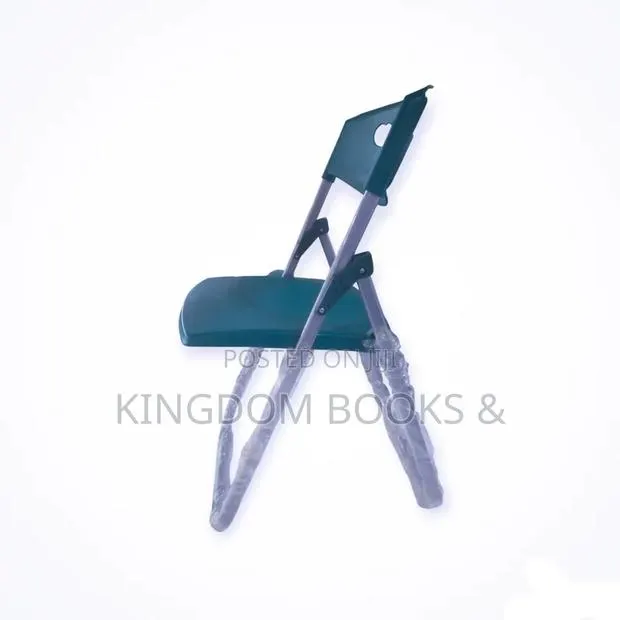 Portable Plastic Foldable Chair With Metal Frame · Photo 1
