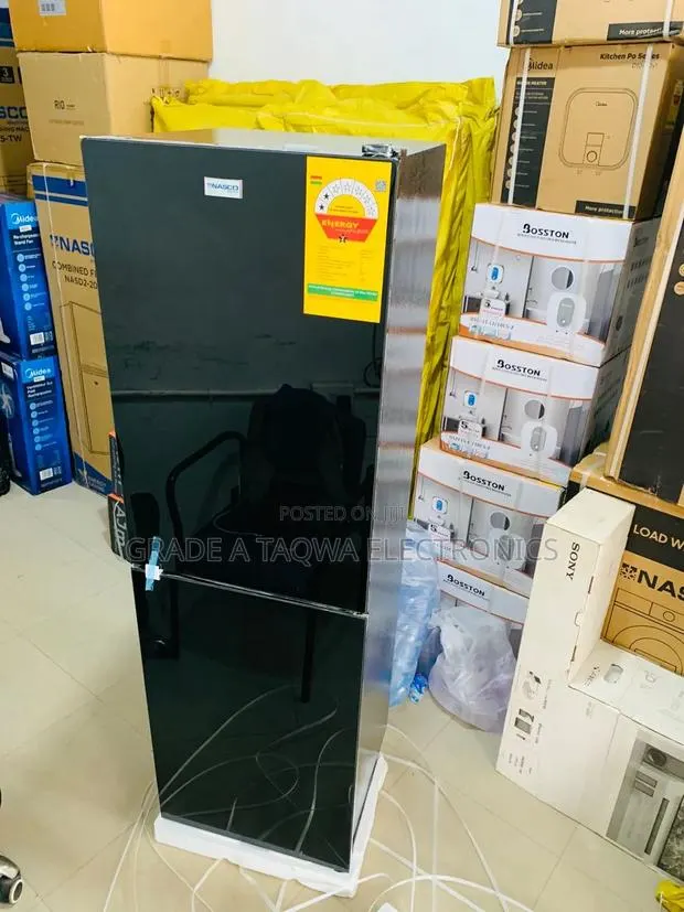 Stainless Steel 196l Bottom Freezer Nasco Refrigerator · Photo 1