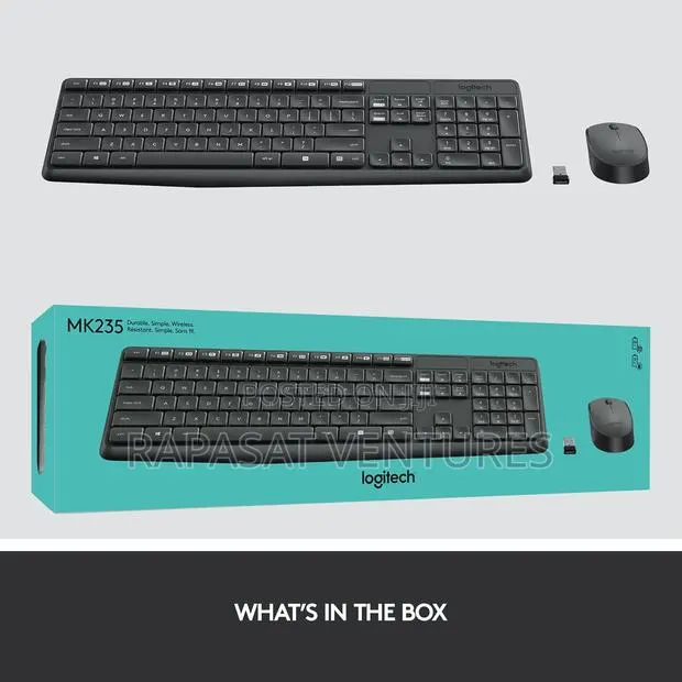 Logitech Mk235 Wireless Keyboard and Mouse Combo - Original · Photo 1