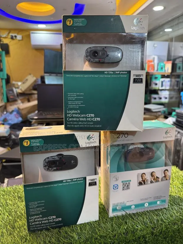 Logitech C270 Original Hd Webcam for Video Calling Etc From Uk · Photo 1