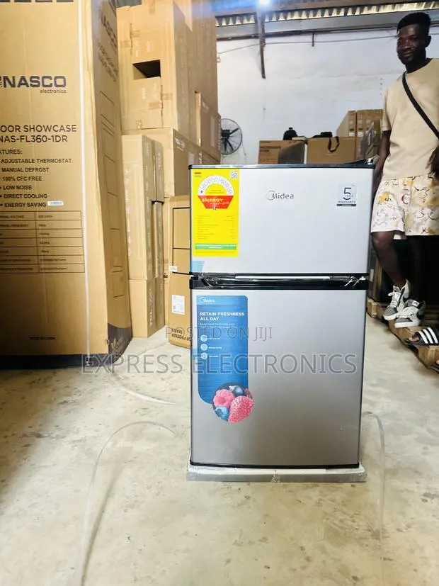Place Your Order for Midea Double Door Table Top Fridge 87l · Photo 1