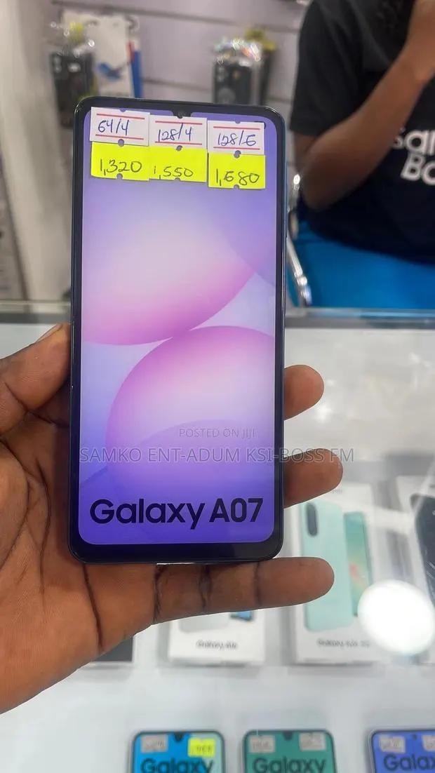 New Samsung Galaxy A07 4G 128 GB Black · Photo 1