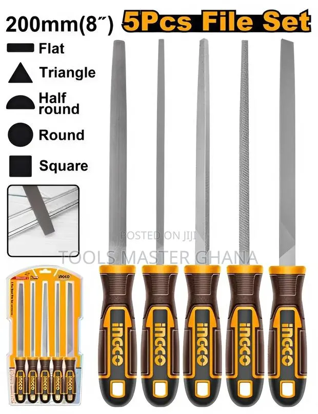 5 PCS Steel File Set - Hktfs0508 · Photo 1