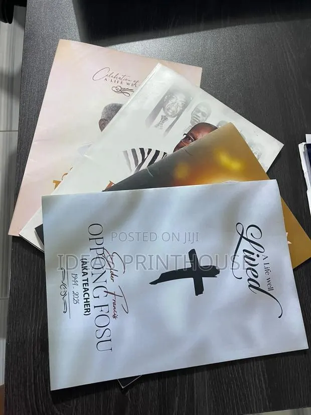 Funeral Program Brochures | Obituary Tribute Booklet Printing · Photo 1