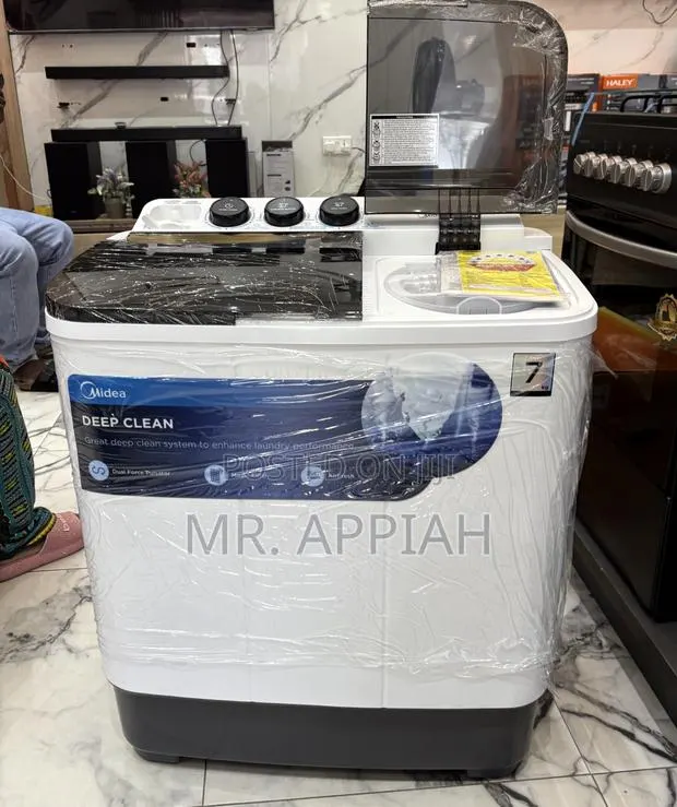 Check Out Durable Midea 7kg Semi-Auto Washing Machine(White) · Photo 1