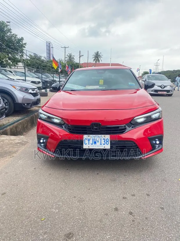 Honda Civic Sport CVT 2023 Red · Photo 1