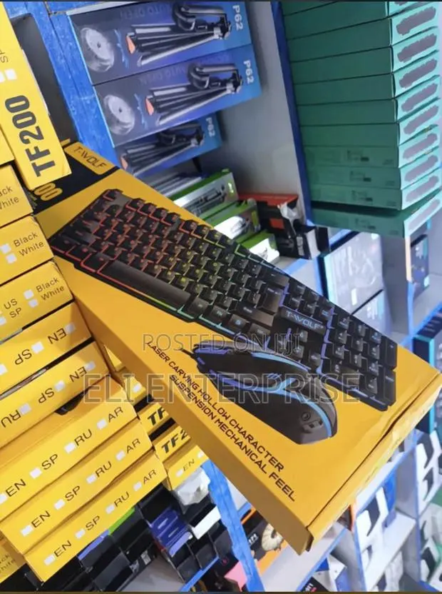 Wolf TF200 Is a Wired USB Gaming Keyboard and Mouse Combo · Photo 1
