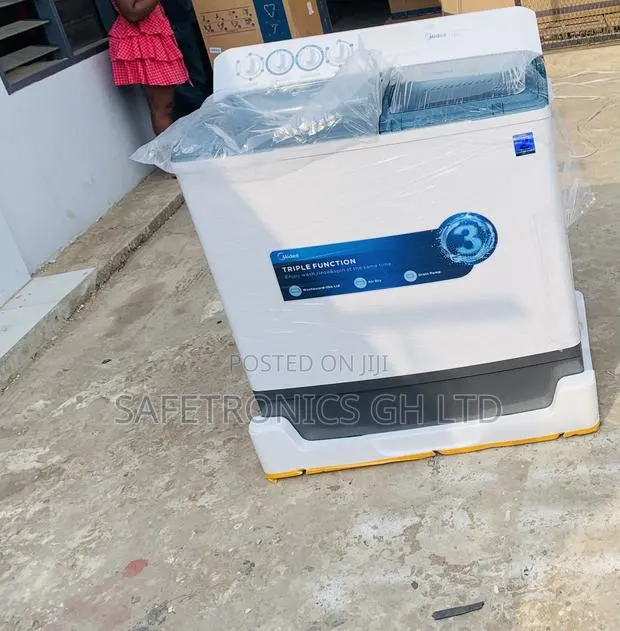 Just Grab White 18kg Twintub Midea WashingMachine · Photo 1
