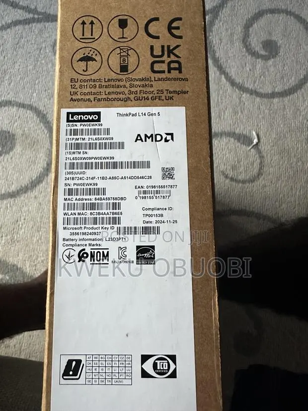 New Laptop Lenovo ThinkPad L14 32GB AMD Ryzen 7 SSD 512GB · Photo 1