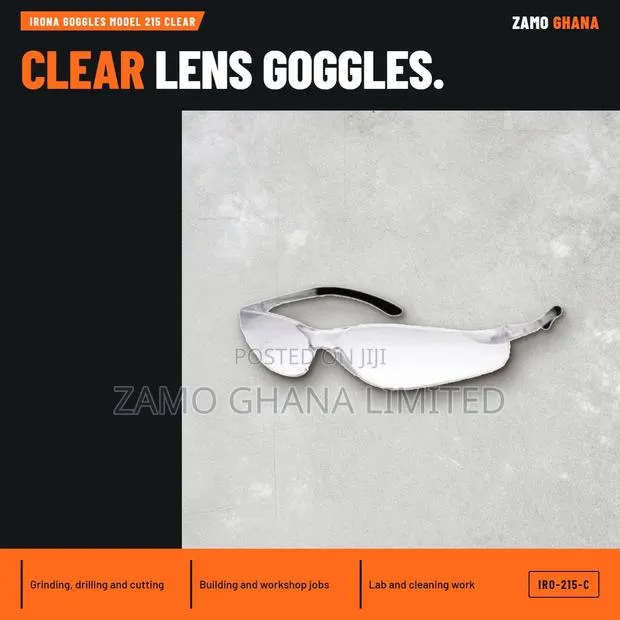 Irona Goggles Model 215 Clear - IRO-215-C · Photo 1