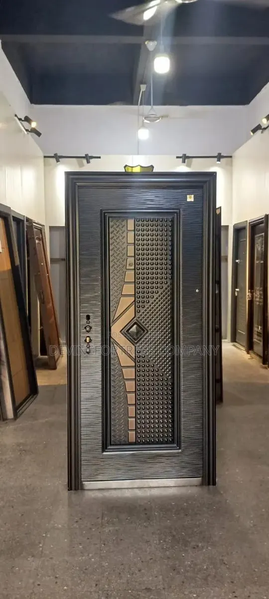 High Quality Anti Rust Paladin Turkish Security Door Oh Orange Color · Photo 1
