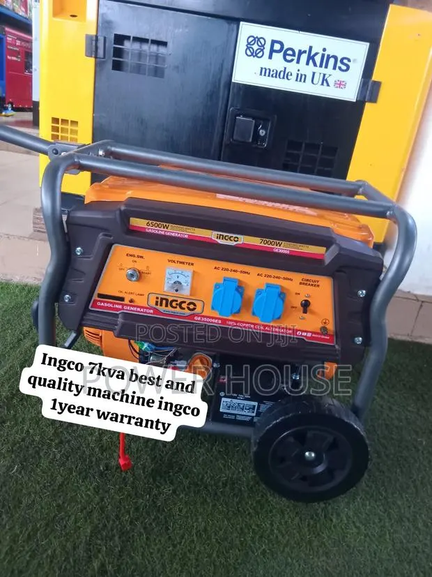 Powerful INGCO 7KVA Generator – 7000W Petrol Genset Built for Strong · Photo 1