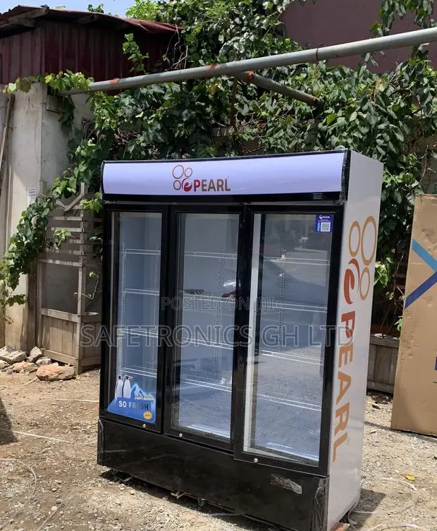 Shop Good Pearl PVC-150 3-Door Glass Display Fridge · Photo 1