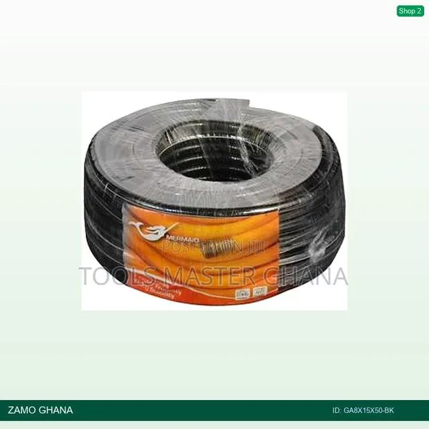 Berry Gas and Air Black 50m Pressure Hose 8x15 Greenlin - Ga8x15x50-Bk · Photo 1