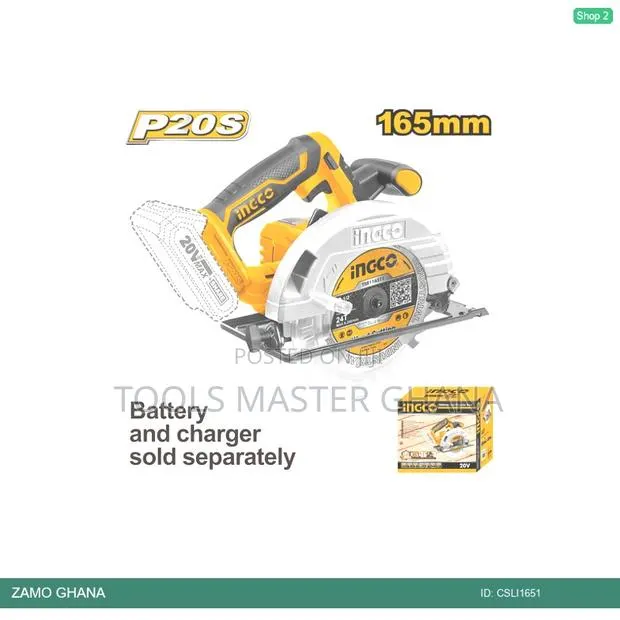 Cordless Circular Saw - Csli1651 · Photo 1