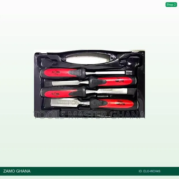 Elora 4pcs Wood Chisel Set Quality - Elo-Wch4s · Photo 1