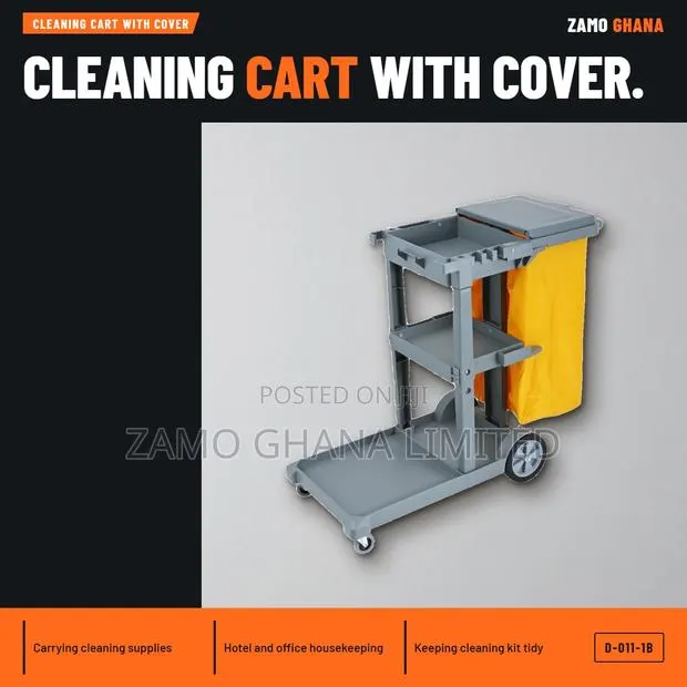 Cleaning Cart With Cover - D-011-1b · Photo 1