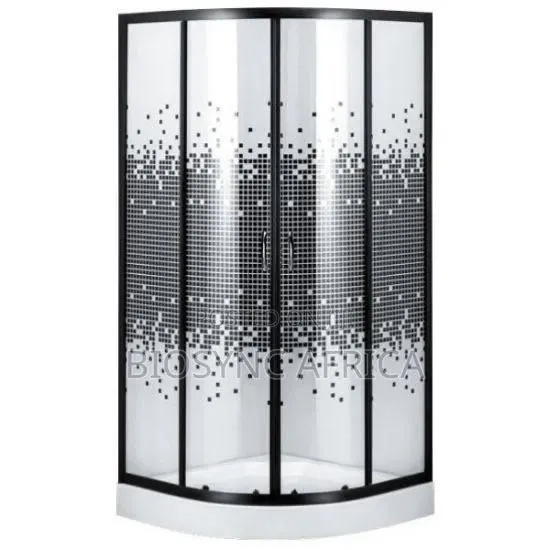 Mozaic Black Shower Cubicle · Photo 1