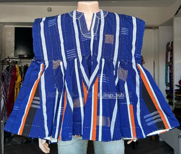 Blue and Orange Men Batakari · Photo 1