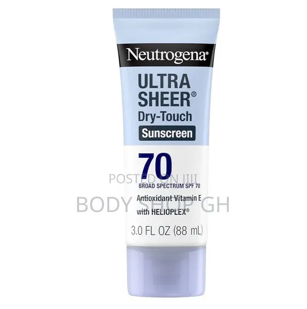 Neutrogena Ultra Sheer Dry-Touch Sunscreen Lotion SPF 70 Broad Spectru · Photo 1