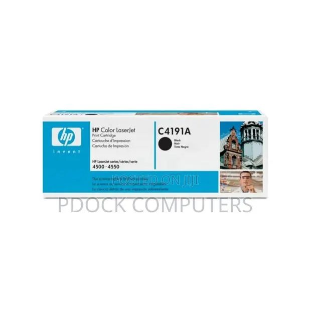 Hp Color Laserjet Print Cartridge C4191a (Black Yellow) · Photo 1