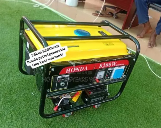 Sustainable Energy Efficiently 7.5kva 8200w Honda Generator · Photo 1