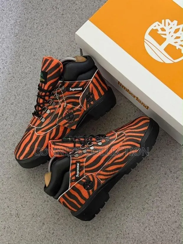 Supreme X Timberland Field Boot "Tiger" · Photo 1