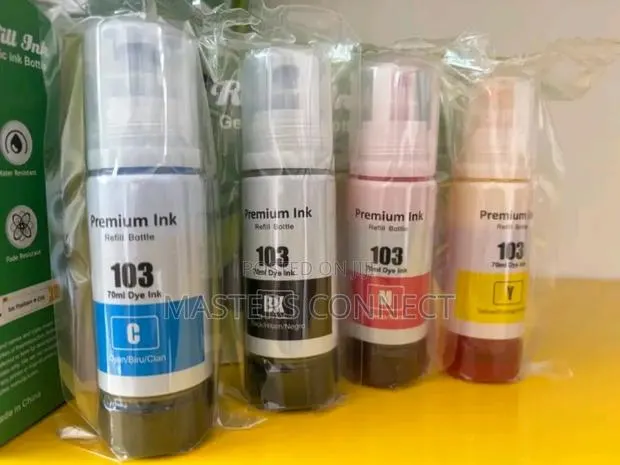 Ecotank Ink Refill 664 103 All Colors · Photo 1
