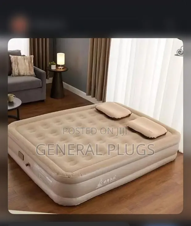 Turn Any Room Into a Bedroom;Inflatable Double Air Mattress · Photo 1