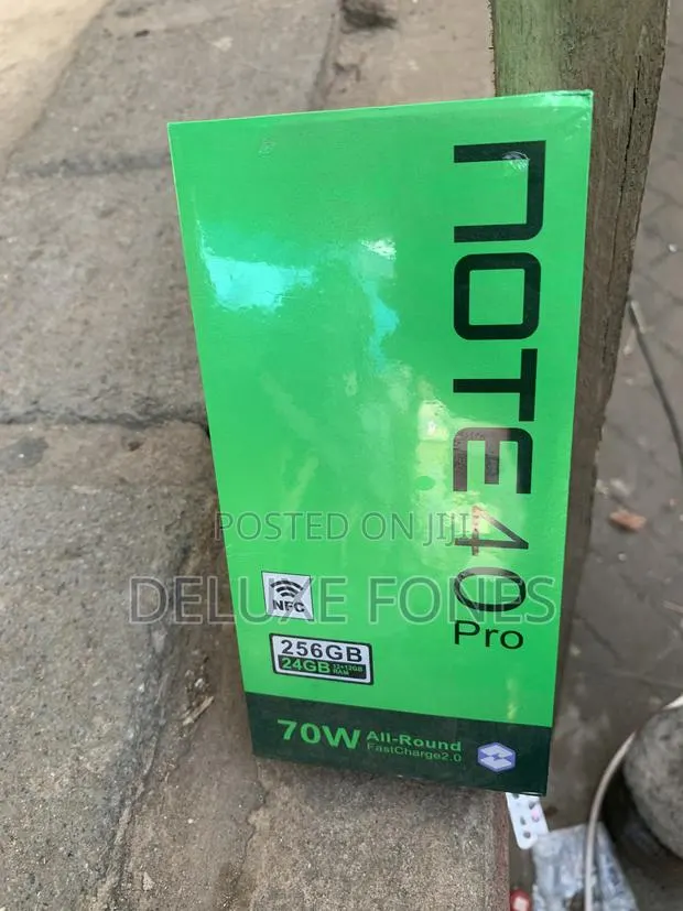 New Infinix Note 40 Pro 5G 256 GB Black · Photo 1