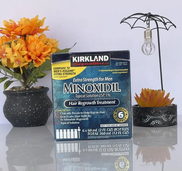 KIRKLAND MINOXIDIL FULL PACK /6 Bottles + Dropper / ORIGINAL · Photo 1