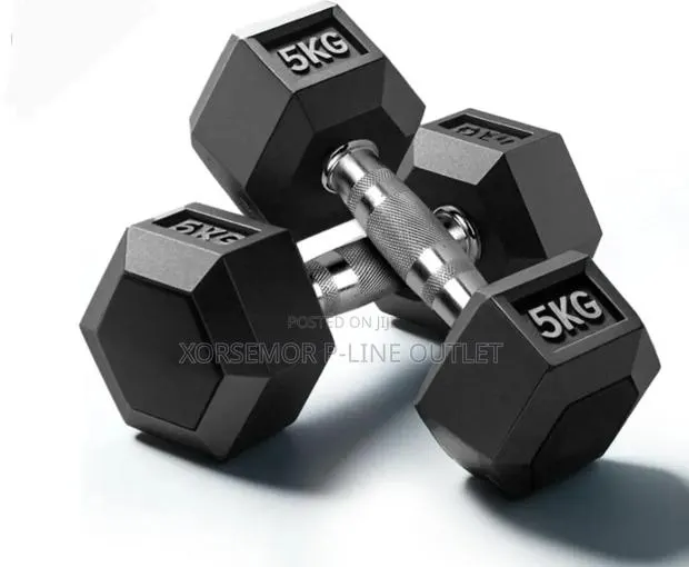5kg Black Dumbbell · Photo 1