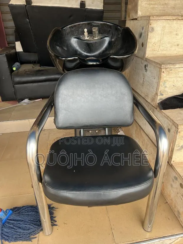 Premium Black Salon Hair Wash Chair / Backwash Unit · Photo 1
