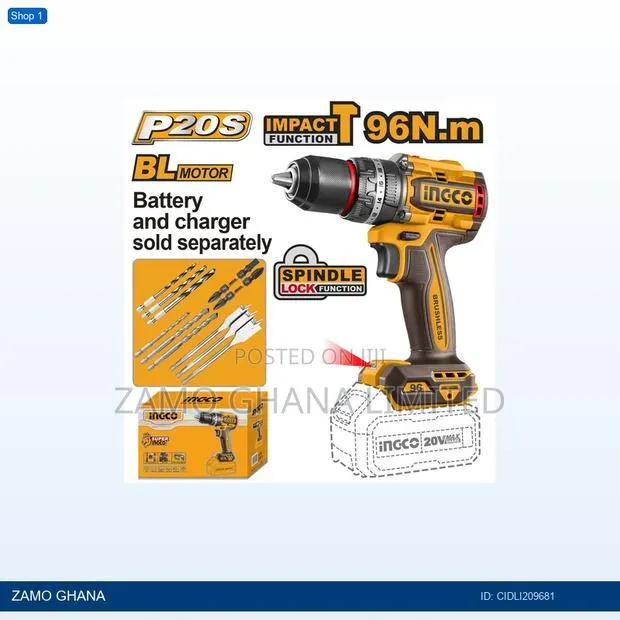 Brushless Cordless Impact - Cidli209681 · Photo 1