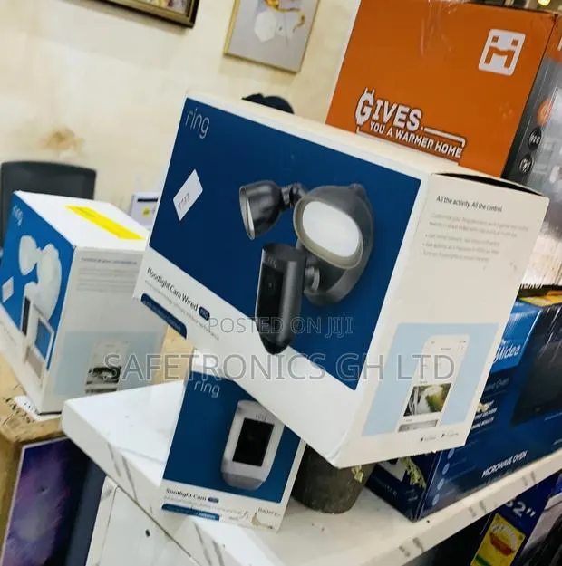 Newly Bulky Ring Floodlight CamWired Hardwired Outdoor Security Camera · Photo 1