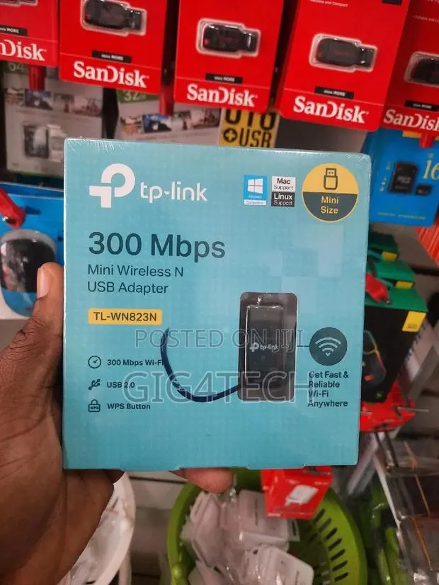 Tp-Link Wifi USB Adapter TL-WN823N 300mbps · Photo 1