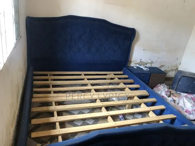 King Size Bedframe and Mattress · Photo 1