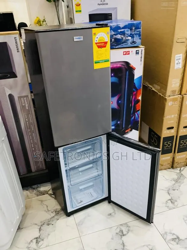 Neatly Boxed 158l Nasco Nasd2-20fl Double-Door Refrigerator · Photo 1