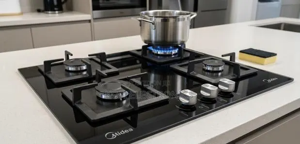 Midea 4 Burner Built-in Tempered Glass Hob Powerful Cooking · Photo 1