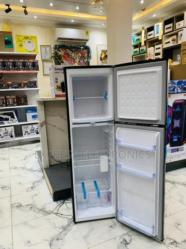 Lovely New Grey Fridge Double Door Nasco Nasf 2-30 · Photo 1