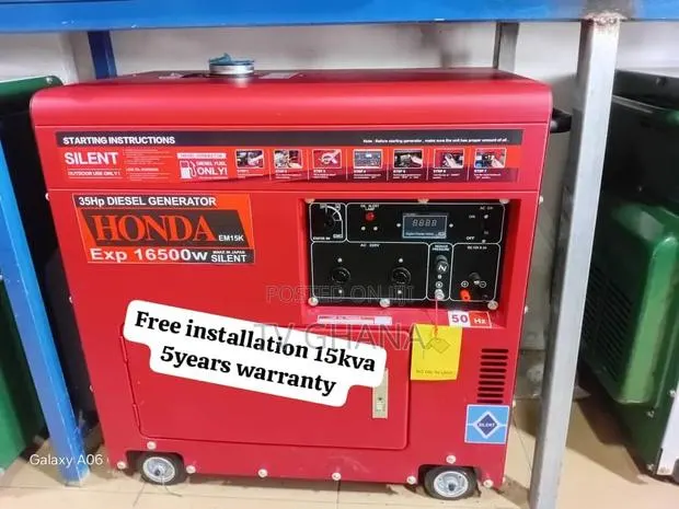 Honda 15kVA Commercial Diesel Generator – High Efficiency15kva · Photo 1