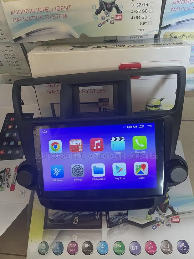 Toyota Highlander 2010 Android Infotainment Upgrade Screen 10” · Photo 1