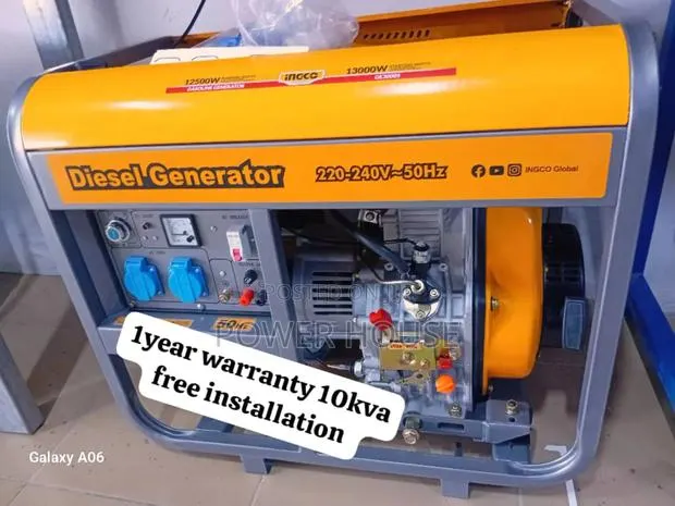 Panel Luxe Drive Ingco Diesel 10kv 13000watts Generator · Photo 1
