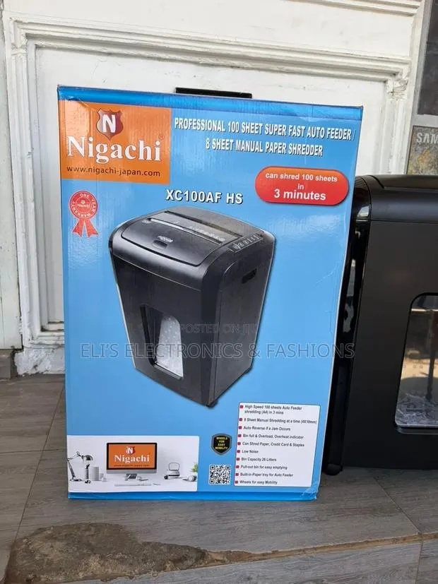 Nigachi 100 Sheets Paper Shredder · Photo 1