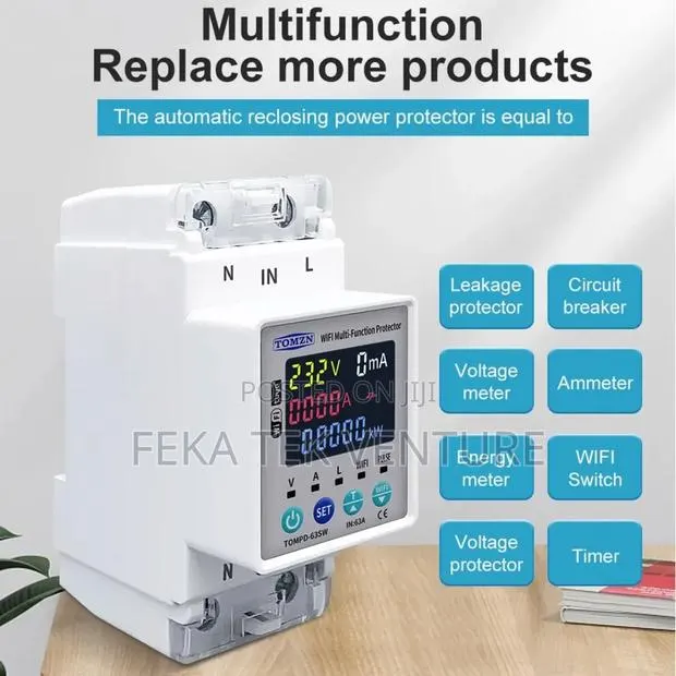 Tuya 1 Phase Smart Meter Curcuit Breaker · Photo 1