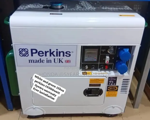 Data Center Power Perkins 15kva 16500w Autoswitch Generator · Photo 1