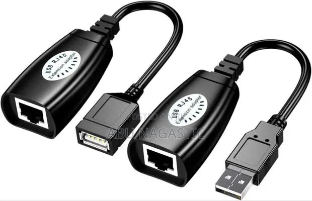 USB Male to RJ45 ± USB Female Extension · Photo 1