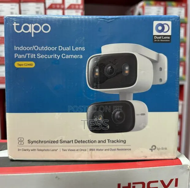 Tp-Link Wifi Camera Dual Lens Tapo C246d 3mp Indoor/Outdoor Camera · Photo 1