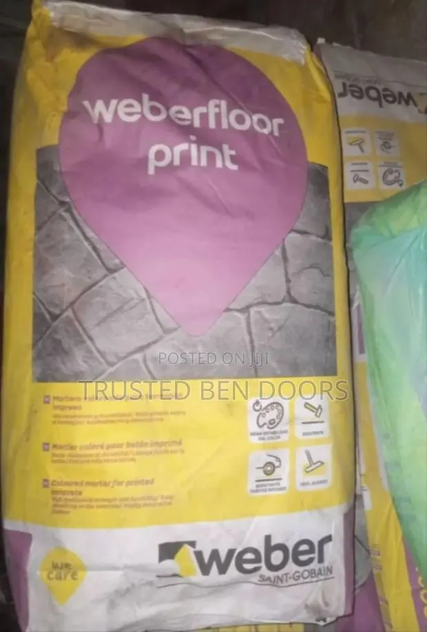 20kg Weber Color Hardner For Concrete Stamp Works · Photo 1